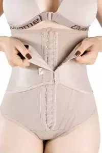 Cinta Feminina Dupla Compressão Barbatanas Melhora Postura
