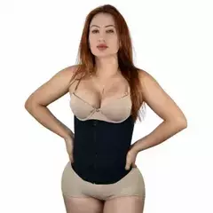 Cinta Dupla Zíper Modeladora Faixa Abdominal 12 Barbatanas - loja online