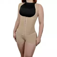 Cinta Modeladora 16 Barbatanas de Alta Compressão Bege