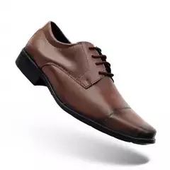 Sapato Masculino Social Clássico Cadarço Havana