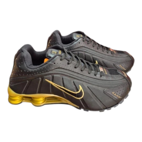 Tênis Masculino Shox NZ 4 Molas 38 ao 43 - Preto Ouro - comprar online