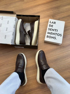 Novo Sapato Mocassim Moda Boss Couro Legítimo 38 ao 43 - loja online