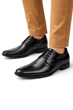 Sapato Social Flex-System Masculino Em Couro Solado Costurado - comprar online