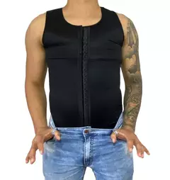 Imagem do Cinta Regata modeladora masculina 12 barbatanas