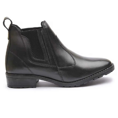 Bota Feminina Agro Cano Baixo Couro Legitimo -Preto na internet