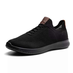 Tênis Meia Masculino Sneaker Ultra Leve Calce Fácil Preto na internet