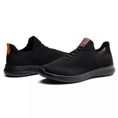 Tênis Meia Masculino Sneaker Ultra Leve Calce Fácil Preto - loja online