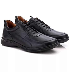 Sapato Social Comfort Masculino Em Couro Solado Casual - netpizante