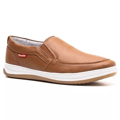 Sapatênis Slip On Masculino Couro Legitimo 37 ao 44 Caramelo - netpizante