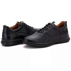 Imagem do Sapato Social Comfort Masculino Em Couro Solado Casual