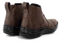Bota Masculina Conforto Couro Legitimo Solado Costurado 33 ao 46 Não Descola - comprar online