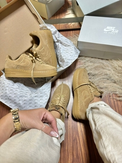 Imagem do Tênis Air Force Luxo Premium Caramelo 34 ao 39