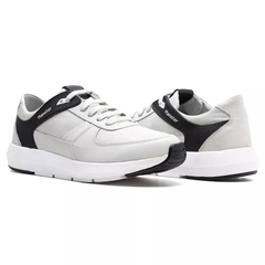 Tênis Masculino Comfort Max Gelo Couro Legitimo 37 ao 44