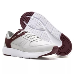 Tênis Masculino Comfort Max Gelo Couro Legitimo 37 ao 44