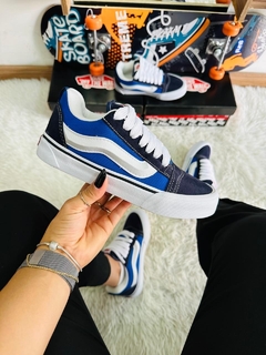 Tênis Modelo Vans Knu Skool Unissex 34 ao 43 Royal