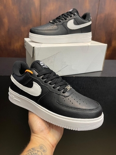 Tênis Air Force 1 Couro Premium 34 ao 43 Bleck