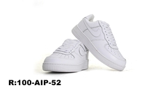 Tênis Air Force 1 Couro Premium 34 ao 43 Branco
