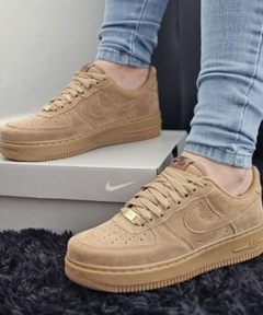 Tênis Air Force Luxo Camurça Caramelo 34 ao 39 - loja online