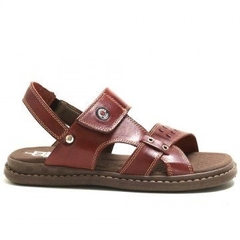 Sandália Masculina Couro Legitimo Solado Costurado 35 ao 45 - netpizante