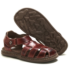 Sandália Masculina Fechada Couro Original 35 ao 45 - netpizante