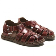 Sandália Masculina Fechada Couro Original 35 ao 45 - comprar online