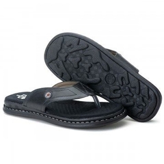 Sandália Masculina Modelo Dedo Tlb Couro Original 35 ao 46 - Preto - comprar online