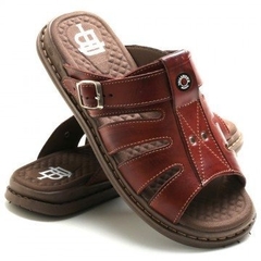 Sandália E Chinelo Masculino Couro Original 35 ao 45-Pinhão