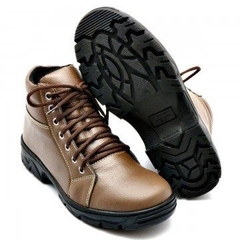Bota Coturno Masculina Tlb Couro Legitimo 37 ao 44 -Caramelo na internet
