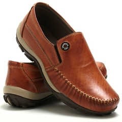 Sapatilha Mocassim Masculina Couro Legitimo 37 ao 45