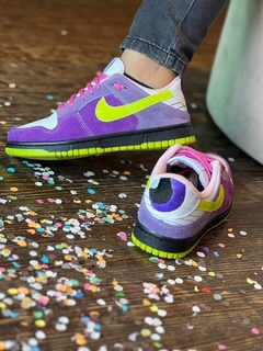 Tênis Dunk Low Moda Meninas Poderosas 34 AO 39 Roxo Pink - comprar online