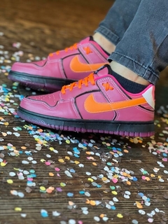 Imagem do Tênis Dunk Low Moda Meninas Poderosas 34 AO 39 Metalizado Pink