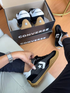 Tênis Moda Converse Run Star Unissex 34 ao 39 -Preto - loja online