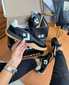 Tênis Moda Converse Run Star Unissex 34 ao 39 -Preto - netpizante