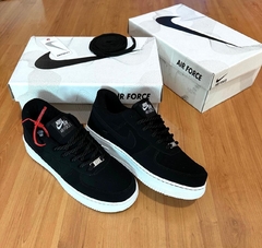 Tênis Unissex Moda Air Force 34 ao 43 Nobuck Preto - netpizante