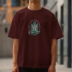 Camiseta Masculina Gola Redonda Chicano Polo Blu do P ao EXG - comprar online
