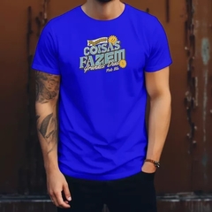 Camiseta Masculina Polo Blu Casual Gola Redonda em Algodão Leve - netpizante
