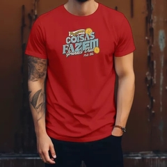 Camiseta Masculina Polo Blu Casual Gola Redonda em Algodão Leve - loja online