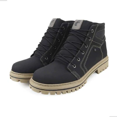 Bota Coturno La Faire Masculino Couro Nobuck Solado Costurado - loja online