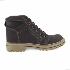 Bota Coturno La Faire Masculino Couro Nobuck Solado Costurado - loja online