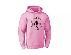Casaco Moletom Canguru Polo Blu Com Capuz - Rosa - comprar online