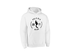 Casaco Moletom Canguru Polo Blu Com Capuz - Branco - netpizante