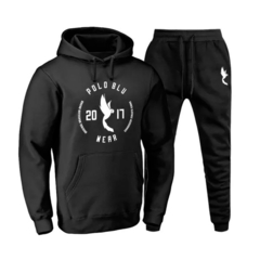 Conjunto Calça e Blusa Moletom Polo Canguru Agasalho 2 peças
