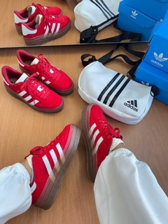Tênis Feminino Moda Gazelle Plataforma 34 AO 39 Vermelho - netpizante