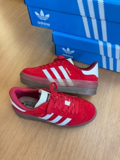 Tênis Feminino Moda Gazelle Plataforma 34 AO 39 Vermelho - loja online