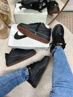 Lançamento Tênis Masculino Air force Hungria Do 38 ao 43 preto - comprar online