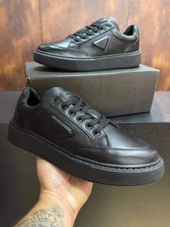 Imagem do Sapatênis Masculino de Grife Milano Couro legítimo +Frete Grátis