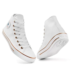 Tênis Botinha Modelo All star Feet 34 ao 41 Branco - comprar online