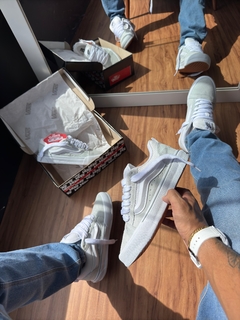 Tênis Modelo Knu Skool Retro Drizzle Disponível 34 ao 43 Branco Gelo - netpizante