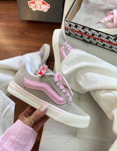 Tênis Modelo Vans Knu Skool Prime Feminino 34 ao 39 Rosa na internet