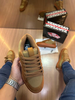 Tênis Masculino Moda Vans Chukka Push 38 Ao 43 Caramelo - netpizante